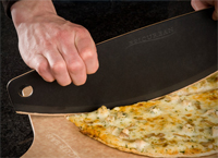 Epicurean Pizza Cutter in action