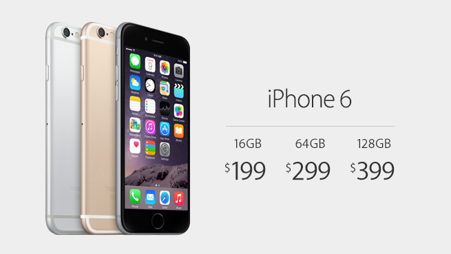 iphone 6 pricing