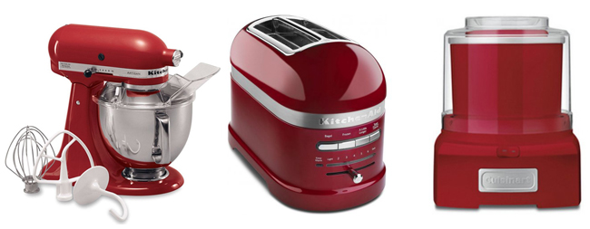 red appliances