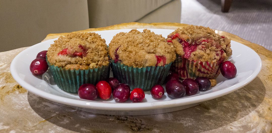 Christmas Cranberry Streusel Muffins - The Bolt