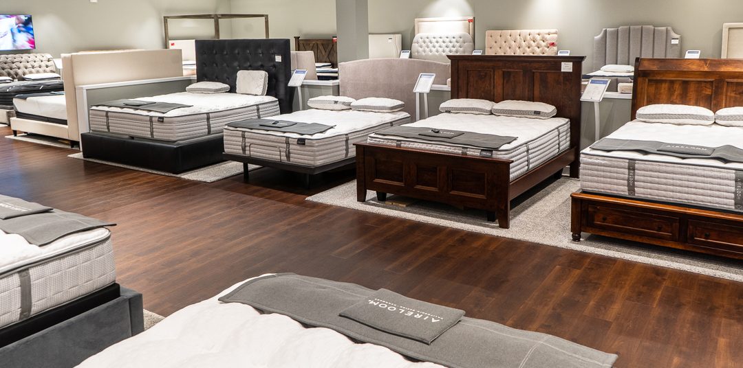 Abt's mattress store with brands like Aireloom, BeautyRest and more