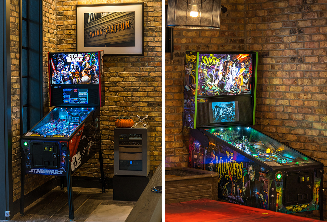 Star Wars and The Munsters arcade pinball machines