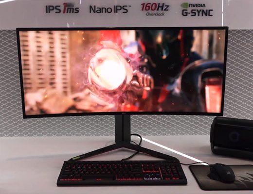 LG gaming monitors CES 2020