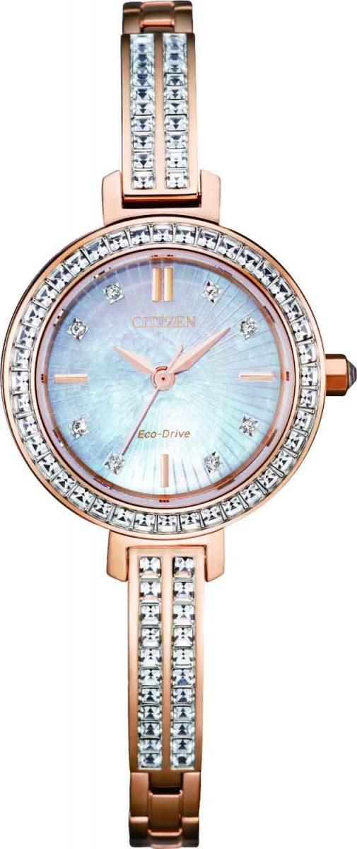Citizen Crystal Rose Gold Watch