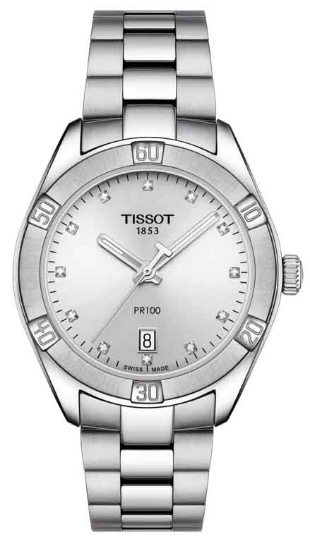 Tissot PR Sport Chic Silver Diamond Watch