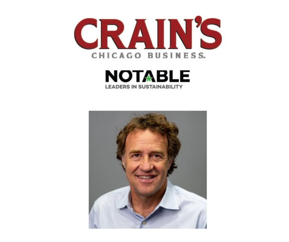 Picture of Mike Abt with Crain's Chicago Business logo above