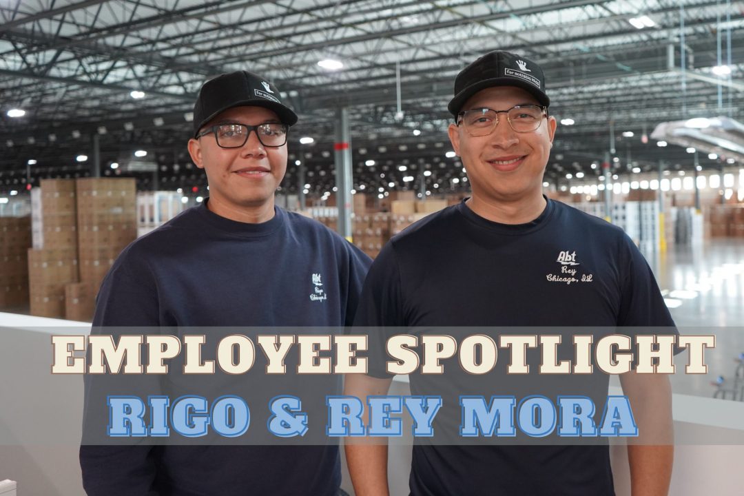 Rey and Rigo Mora in the Abt Warehouse