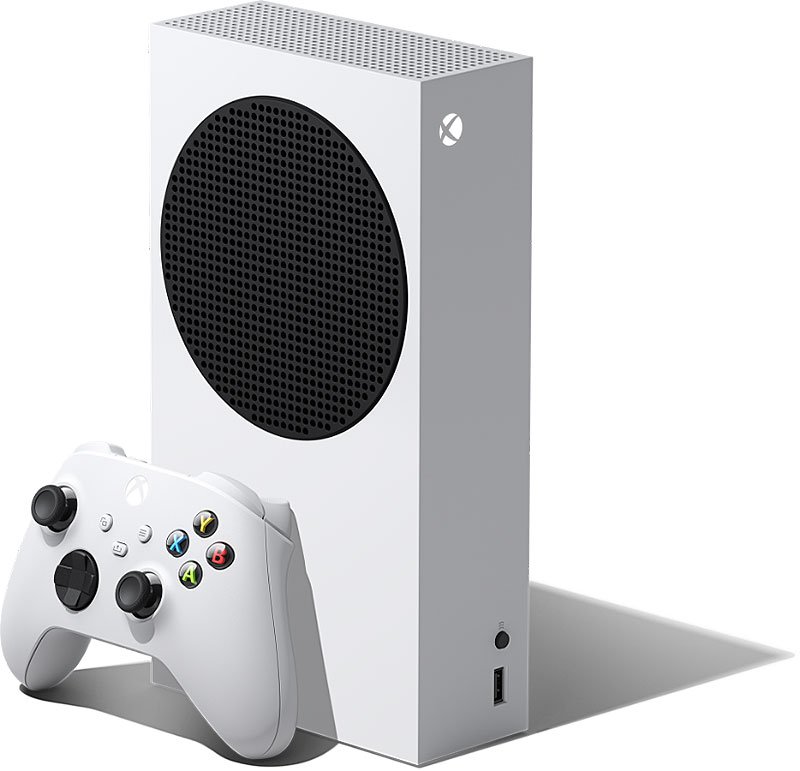 Microsoft Xbox Series S and its controller
