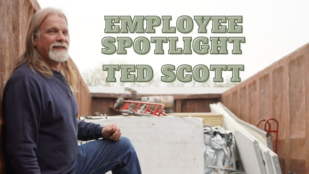 Employee Spotlight April 2023 Ted Scott In Recycling Dumpster