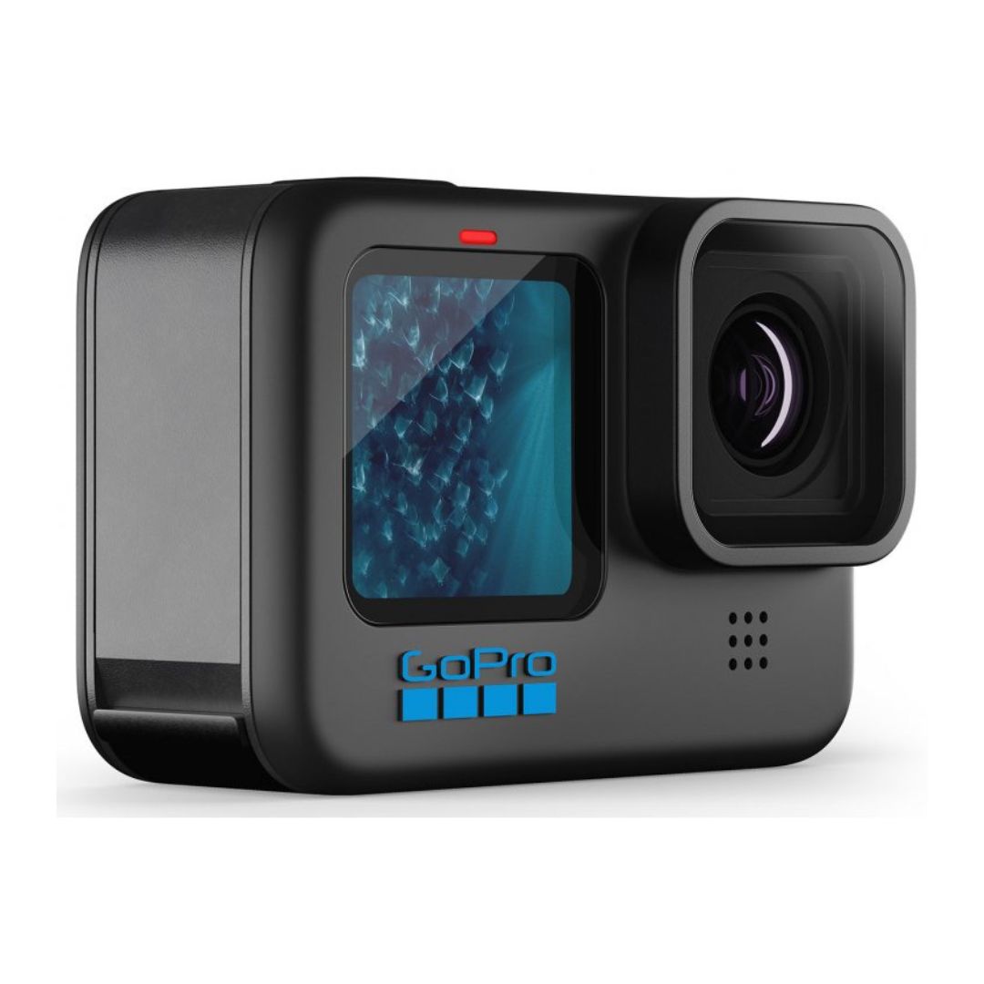 GoPro Hero11 Black Action Camera, a compact square black camera for underwater photography