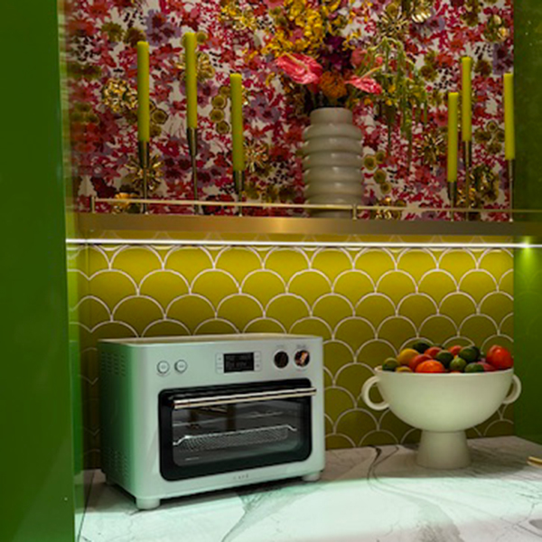 A Cafe countertop appliance display at KBIS 2024